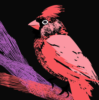 Cardinal bird art