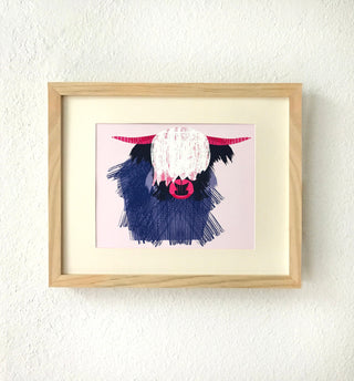 Yak Buffalo Art Print