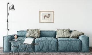 Dachshund "Longus Canis" Art Print