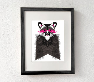 Raccoon Art Print