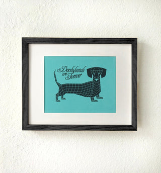 Dachshunds Are Forever Art Print