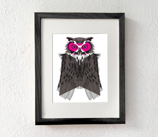 Owl Art Print
