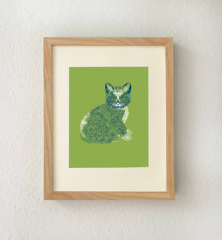 Cute Cat Art Print