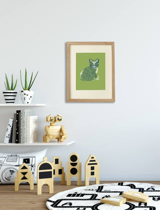 Cute Cat Art Print