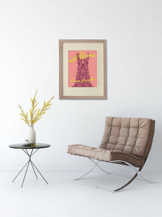 Llama Alpaca Art Print