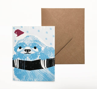 Animal Holiday Card Set of 4
