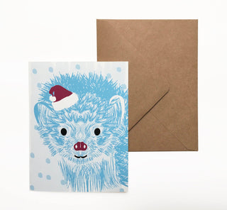 Animal Holiday Card Set of 4