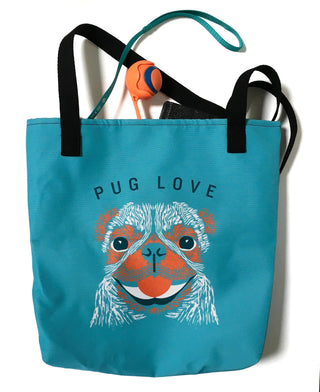 Pug Love Tote Bag