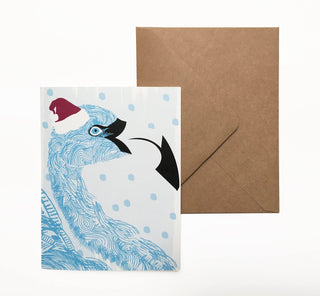 Animal Holiday Card Set of 4