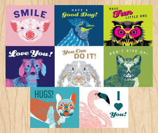 Set of 24 Printable Lunch Box Note Cards - Part 1