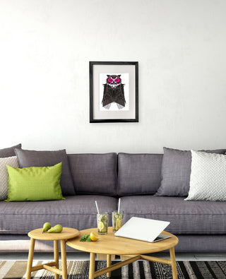 Owl Art Print