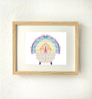 Colorful Turkey Art Print