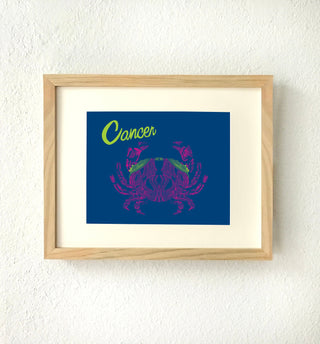 Cancer Zodiac Art Print