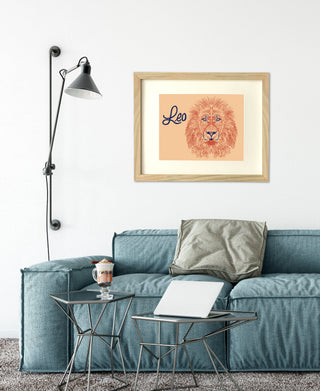 Zodiac Leo Art Print