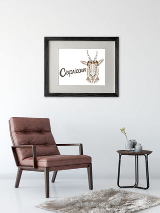 Capricorn Zodiac Art Print