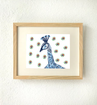 Peacock Art Print