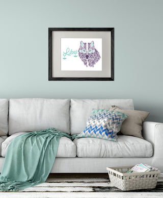 Zodiac Libra Art Print