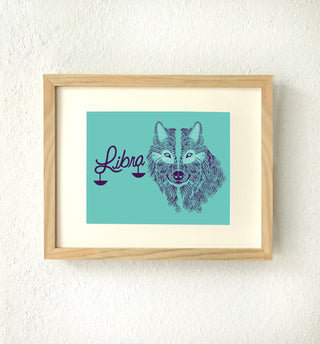 Zodiac Libra Art Print