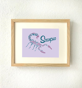 Scorpio Zodiac Art Print