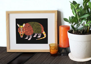 Armadillo Art Print
