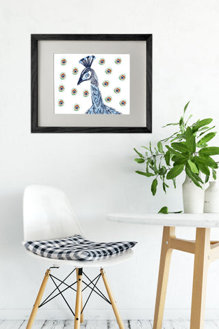 Peacock Art Print