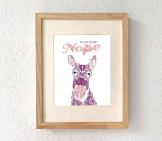 Donkey Art Print