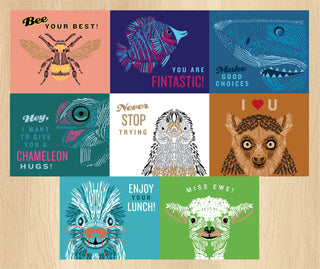 Set of 24 Printable Lunchbox Note Cards - Part 2