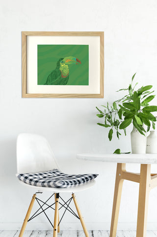 Tropical Toucan Art Print
