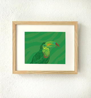 Tropical Toucan Art Print