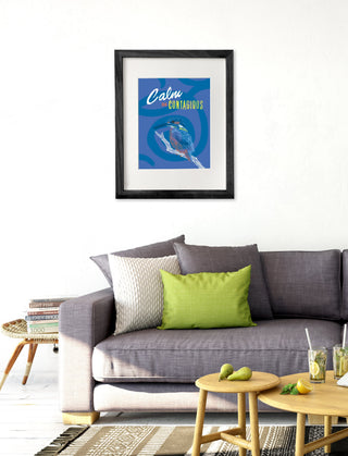 Kingfisher Bird Art Print
