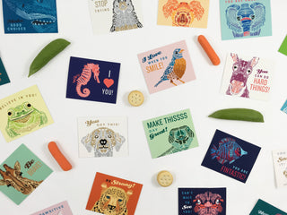 Set of 24 Printable Lunchbox Note Cards - Part 2