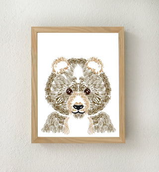 Woodland Animal Nursery Art Prints - Set of 6