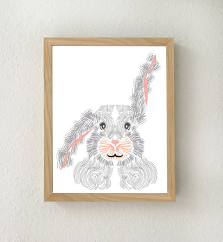 Set of 6 Printable Woodland Animal Nursery Prints