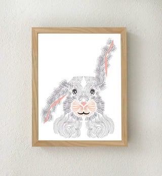 Woodland Animal Nursery Art Prints - Set of 6