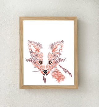 Set of 6 Printable Woodland Animal Nursery Prints