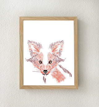 Woodland Animal Nursery Art Prints - Set of 6