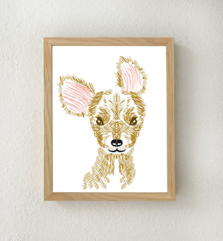 Woodland Animal Nursery Art Prints - Set of 6
