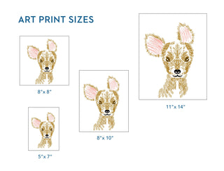 Set of 6 Printable Woodland Animal Nursery Prints
